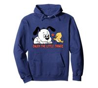 Un pájaro lindo le da una flor a un cachorro - Cartoon Art 2 - Fan Fun Sudadera con Capucha