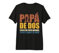 Un Papá Normal Pero El Doble De Guay Divertido Día del Padre Camiseta Premium