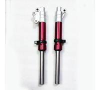 Un Par De Amortiguadores Horquilla Delantera para Motocicleta 365 Mm Y 26, Piezas Suspensión para Jog JOG50 JOG90 50 90 50cc 90cc(Rojo)