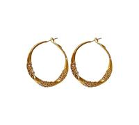 Un par de aretes de corazón de ladrillo personalizados con forma de corazón de melocotón y aretes de plata brillante, bonitos anillos de oreja, talla única, Metal, Sin piedra preciosa