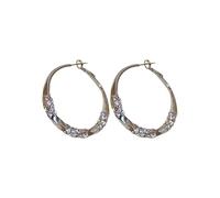 Un par de aretes de corazón de ladrillo personalizados con forma de corazón de melocotón y aretes de plata brillante, bonitos anillos de oreja, talla única, Metal, Sin piedra preciosa