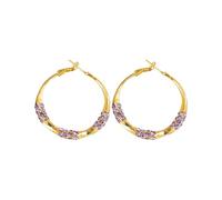 Un par de aretes de corazón de ladrillo personalizados con forma de corazón de melocotón y aretes de plata brillante, bonitos anillos de oreja, talla única, Metal, Sin piedra preciosa