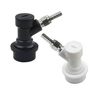 Un par de desconexiones de barriles Corny de bloqueo de bola + 2 conectores de púas para cerveza casera piezas de barril de cerveza para barriles Cornelius