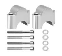 Un par de elevadores de Manillar. Abrazadera Montaje Barra Elevadora Manillar Motocicleta para WR250F WR426F YZ250F YZ125 YZ250 YZ426F YZ450F(28MM Sliver)