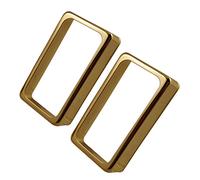 Un par de fundas Humbucker de latón para guitarra eléctrica, color dorado