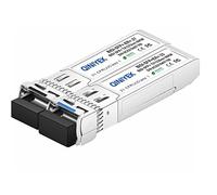 Un par de módulos 10G SFP BIDI, transceptor 10G SFP+ BIDI, TX1270nm/RX1330nm para Cisco, Ubiquiti, Mikrotik, D-Link, Supermicro, Netgear y más (SMF, 60 km, DDM)