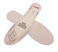 Un par de plantillas de látex perforadas Calico que absorben el sudor, transpirables y resistentes a la abrasión, plantillas a medida