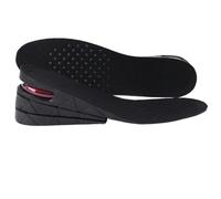 Un par de plantillas elevadoras para zapatos con cojín de aire, medias plantillas para aumentar la altura más alta, almohadillas más altas (6 cm)