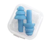 Un par de tapones de silicona para los oídos, antirronquidos, reducción de ruido para estudiar