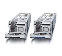 Un par de transceptores 10GBase-BIDI compatible con Cisco SFP-10G-BXD-I/SFP-10G-BXU-I, 10G SFP+ BiDi 1330nm-TX/1270nm-RX, SMF, hasta 20 km, para Cisco, Ubiquiti UniFi, Mikrotik, Netgear,D-Link y más