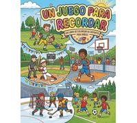 Un partido para recordar: libro para colorear de deportes: Diversión deportiva creativa para niños y niñas que aman competir