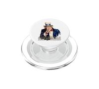 Un Patriota Debe Estar Siempre Listo para Defender a su país EE.UU PopSockets PopGrip para MagSafe