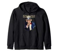 Un Patriota Debe Estar Siempre Listo para Defender a su país EE.UU Sudadera con Capucha