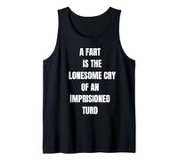 Un Pedo es Solitario Llorar Gracioso Diciendo flatulencia Camiseta sin Mangas