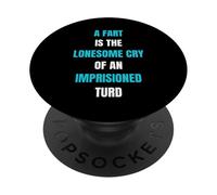 Un Pedo es Solitario Llorar Gracioso Diciendo flatulencia PopSockets PopGrip Adhesivo