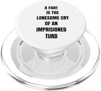 Un Pedo es Solitario Llorar Gracioso Diciendo flatulencia PopSockets PopGrip para MagSafe