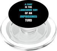 Un Pedo es Solitario Llorar Gracioso Diciendo flatulencia PopSockets PopGrip para MagSafe
