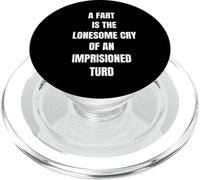 Un Pedo es Solitario Llorar Gracioso Diciendo flatulencia PopSockets PopGrip para MagSafe