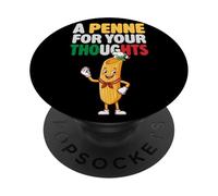Un Penne para Tus Pensamientos Divertidos Amantes de la Pasta Italiana Italia PopSockets PopGrip Adhesivo