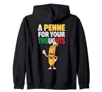 Un Penne para Tus Pensamientos Divertidos Amantes de la Pasta Italiana Italia Sudadera con Capucha