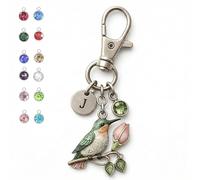 Un pequeño colibrí for ti llavero personalizado regalo del día de la madre llaveros de pájaro con tarjeta de felicitación(September)