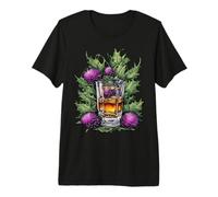 Un pequeño dram para el Bardo de Escocia con Cardo Camiseta Premium