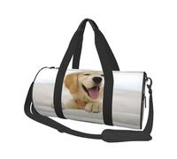 Un Perro Perdiguero de Oro, Bolsa de Viaje de Gran Capacidad, Bolso Redondo, Bolsa de Viaje Deportiva, Bolsa de Mano, Bolsa de Fitness