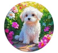 Un Perro Vivo Rompecabezas 1000 Piezas para Adultos Perro de Mascota Lindo Desafíos Extra Divertidos Juegos Desafiantes Regalos Originales Decoración Hogar 1000pcs (67.5x67.5cm)