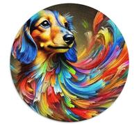 Un Perro Vivo Rompecabezas 1000 Piezas para Adultos Perro de Mascota Lindo Educativo Desafío Juguetes Juegos Familiares Regalo Creativo Relajación Decoración Hogar 1000pcs (67.5x67.5cm)