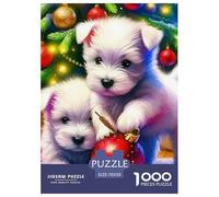 Un Perro Vivo Rompecabezas 1000 Piezas para Adultos Perro de Mascota Lindo Educativo Desafío Juguetes Juegos Familiares Regalos Originales Colección De Arte 70x50cm/1000pcs