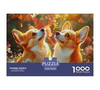 Un Perro Vivo Rompecabezas 1000 Piezas para Adultos Perro de Mascota Lindo Educativo Desafío Juguetes Juegos Desafiantes Regalos Originales Decoración Hogar 70x50cm/1000pcs