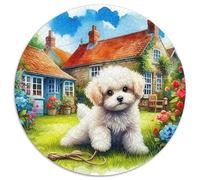 Un Perro Vivo Rompecabezas 1000 Piezas para Adultos Perro de Mascota Lindo Educativo Desafío Juguetes Colores Variados Regalo Creativo Relajación Colección De Arte 1000pcs (67.5x67.5cm)