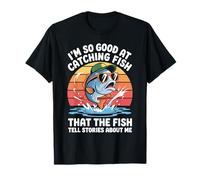 Un pescador divertido, tan bueno pescando, el legendario padre pescador Camiseta
