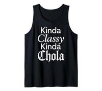 Un poco de clase Kinda Chola Mexicano Chicana Mujer Mujer Oldies Camiseta sin Mangas