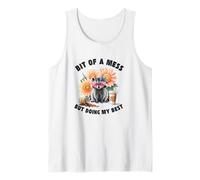 Un Poco de Desastre Pero Haciendo mi Mejor Esfuerzo Camiseta sin Mangas