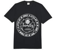 Un Poco de Loco montón de Amor Reunión Familiar Comfort Colors Adult Heavyweight T-Shirt