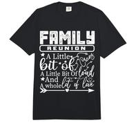 Un Poco De Locura Y Mucho Amor Reunión Familiar Comfort Colors Adult Heavyweight T-Shirt