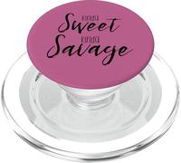 Un Poco Dulce Kinda Savage para Mujeres y niñas PopSockets PopGrip para MagSafe
