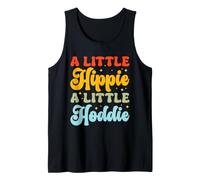 Un Poco Hippie Retro Groovy diseño de tipografía Camiseta sin Mangas