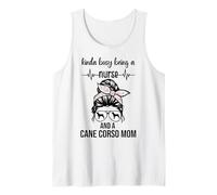 Un poco ocupado siendo enfermera y una madre de bastón Corso Camiseta sin Mangas