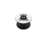 Un Poco Salvaje Un montón Mapache del Sur PopSockets PopGrip Adhesivo