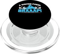 Un Poema de Invierno: Braaap Design for a Trail Snowmobiler PopSockets PopGrip para MagSafe