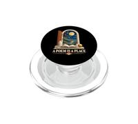 Un Poema es un Lugar Japandi Book Poetry Lover, Poeta Lovers PopSockets PopGrip para MagSafe