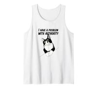 Un Problema de Gato con la Autoridad Camiseta sin Mangas