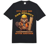 Un Proyecto de Presa después de Otro Juego de Palabras de Castor Comfort Colors Adult Heavyweight T-Shirt
