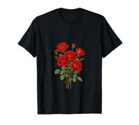 Un Ramo de Rosas Rojas Vector Art Illustration Camiseta