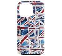 Un Reciclaje Abstracto Juguetón Woke de La Union Jack 2 Carcasa para iPhone 13 Pro