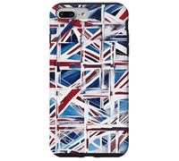 Un Reciclaje Abstracto Juguetón Woke de La Union Jack 2 Carcasa para iPhone 7 Plus/8 Plus