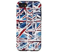 Un Reciclaje Abstracto Juguetón Woke de La Union Jack 2 Carcasa para iPhone SE (2020) / 7/8