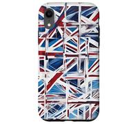 Un Reciclaje Abstracto Juguetón Woke de La Union Jack 2 Carcasa para iPhone XR